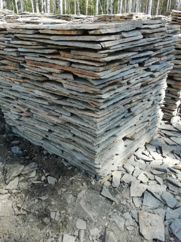 Плитняк златолит Уральский для цоколя, отмостки купить в Апрелевке